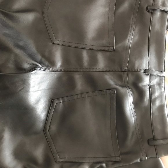 Dynamite Gisele Faux Leather Black Pants - Picture 5 of 6